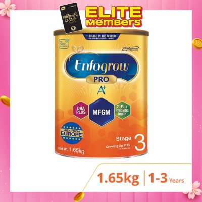 ENFAGROW PRO A+ Milk Powder Formula for Children DHA+ Stage 3 (For 1yr - 3yr old) 1.65kg