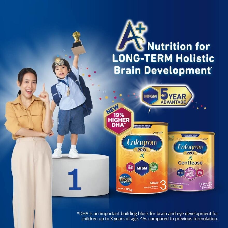 Milk Powder Formula for Children DHA+ Stage 3 (For 1yr - 3yr old) 1.65kg