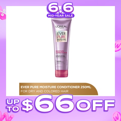 LOREAL PARIS HAIR EXPERT - EverPure Moisture Sulfate-free Conditioner (For Dry & Colored Hair) 250ml
