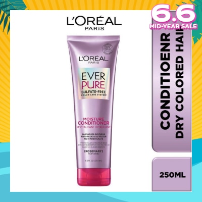 L'OREAL PARIS HAIR EXPERT EverPure Moisture Sulfate-free Conditioner (For Dry & Colored Hair) 250ml
