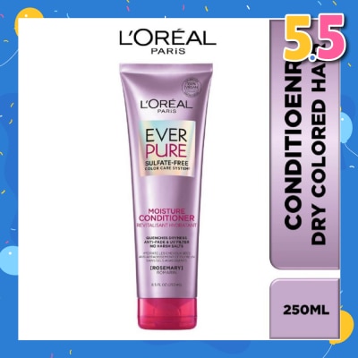 L'OREAL PARIS HAIR EXPERT EverPure Moisture Sulfate-free Conditioner (For Dry & Colored Hair) 250ml