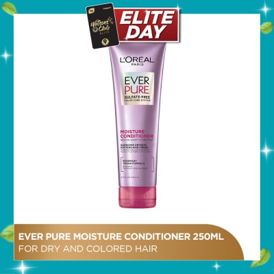 LOREAL PARIS HAIR EXPERT EverPure Moisture Sulfate free Conditioner (For Dry & Colored Hair) 250ml image