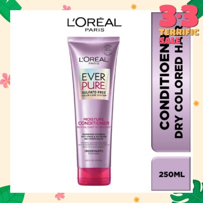 L'OREAL PARIS HAIR EXPERT EverPure Moisture Sulfate-free Conditioner (For Dry & Colored Hair) 250ml