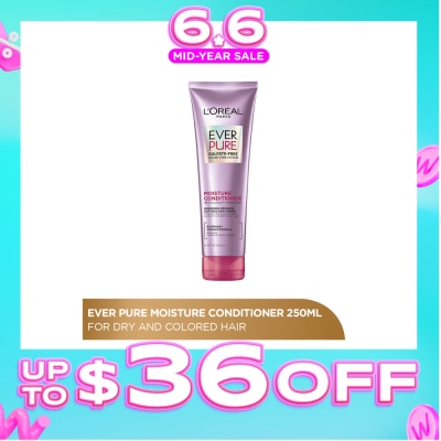 LOREAL PARIS HAIR EXPERT - EverPure Moisture Sulfate-free Conditioner (For Dry & Colored Hair) 250ml
