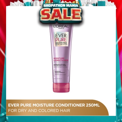LOREAL PARIS HAIR EXPERT - EverPure Moisture Sulfate-free Conditioner (For Dry & Colored Hair) 250ml