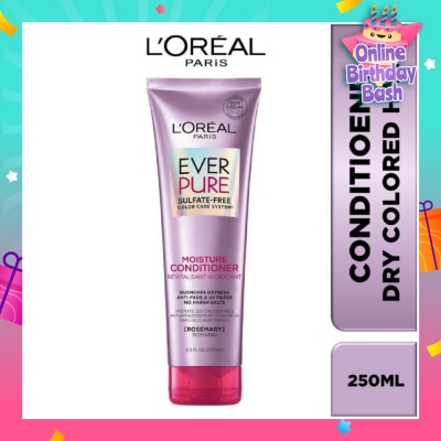 L'OREAL PARIS HAIR EXPERT EverPure Moisture Sulfate-free Conditioner (For Dry & Colored Hair) 250ml
