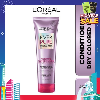 L'OREAL PARIS HAIR EXPERT EverPure Moisture Sulfate-free Conditioner (For Dry & Colored Hair) 250ml