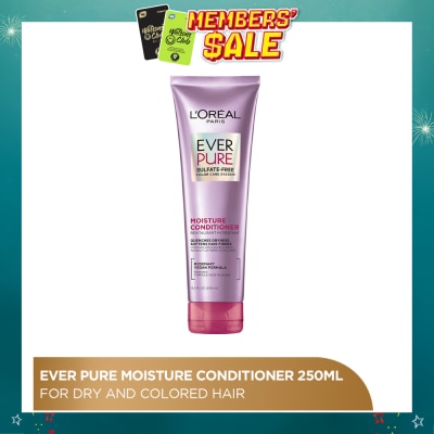 LOREAL PARIS HAIR EXPERT - EverPure Moisture Sulfate-free Conditioner (For Dry & Colored Hair) 250ml
