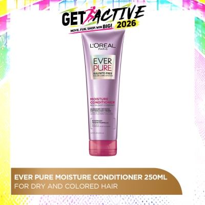 LOREAL PARIS HAIR EXPERT - EverPure Moisture Sulfate-free Conditioner (For Dry & Colored Hair) 250ml image