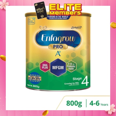 ENFAGROW PRO A+ Milk Powder Formula for Children DHA+ Stage 4 (For 4yr - 6yr old) 800g