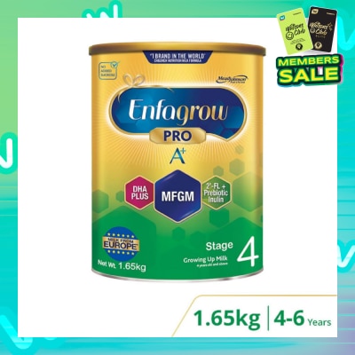 ENFAGROW PRO A+ Milk Powder Formula for Children DHA+ Stage 4 (For 4yr - 6yr old) 1.65kg