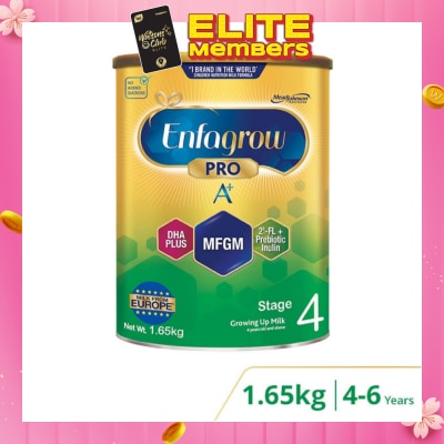 ENFAGROW PRO A+ Milk Powder Formula for Children DHA+ Stage 4 (For 4yr - 6yr old) 1.65kg (Expiry: Jun`2026)