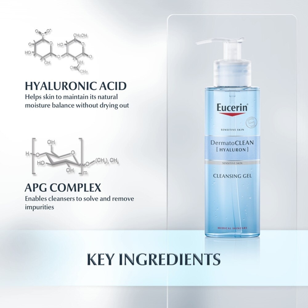 Dermatoclean Hyaluron Cleansing Gel (Suitable for Normal to Combination Skin Type) 200ml