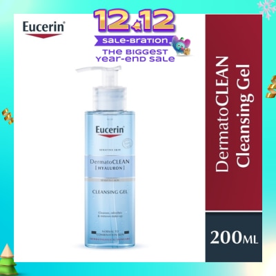 EUCERIN Dermatoclean Hyaluron Cleansing Gel (Suitable for Normal to Combination Skin Type) 200ml