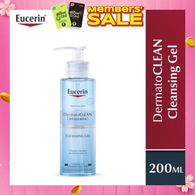 EUCERIN Dermatoclean Hyaluron Cleansing Gel (Suitable for Normal to Combination Skin Type) 200ml
