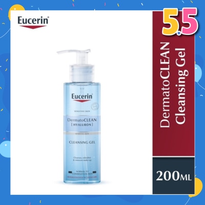EUCERIN Dermatoclean Hyaluron Cleansing Gel (Suitable for Normal to Combination Skin Type) 200ml