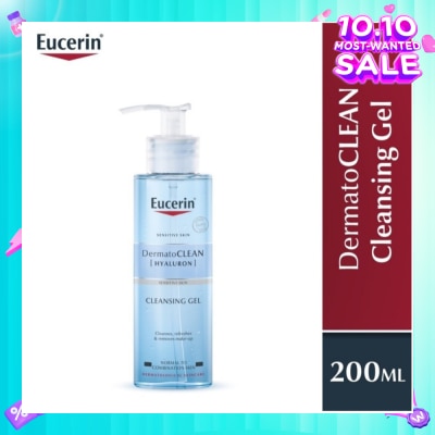 EUCERIN Dermatoclean Hyaluron Cleansing Gel (Suitable for Normal to Combination Skin Type) 200ml