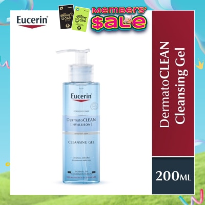 EUCERIN - Dermatoclean Hyaluron Cleansing Gel (Suitable for Normal to Combination Skin Type) 200ml