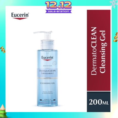 EUCERIN Dermatoclean Hyaluron Cleansing Gel (Suitable for Normal to Combination Skin Type) 200ml
