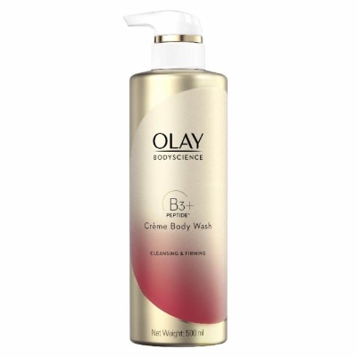 OLAY BODYSCIENCE Cleansing & Firming Crème Body Wash (with B3 + Peptide) 500ml