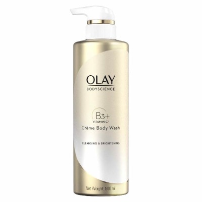 OLAY BODYSCIENCE Cleansing & Brightening Crème Body Wash (with B3 + Vitamin C) 500ml