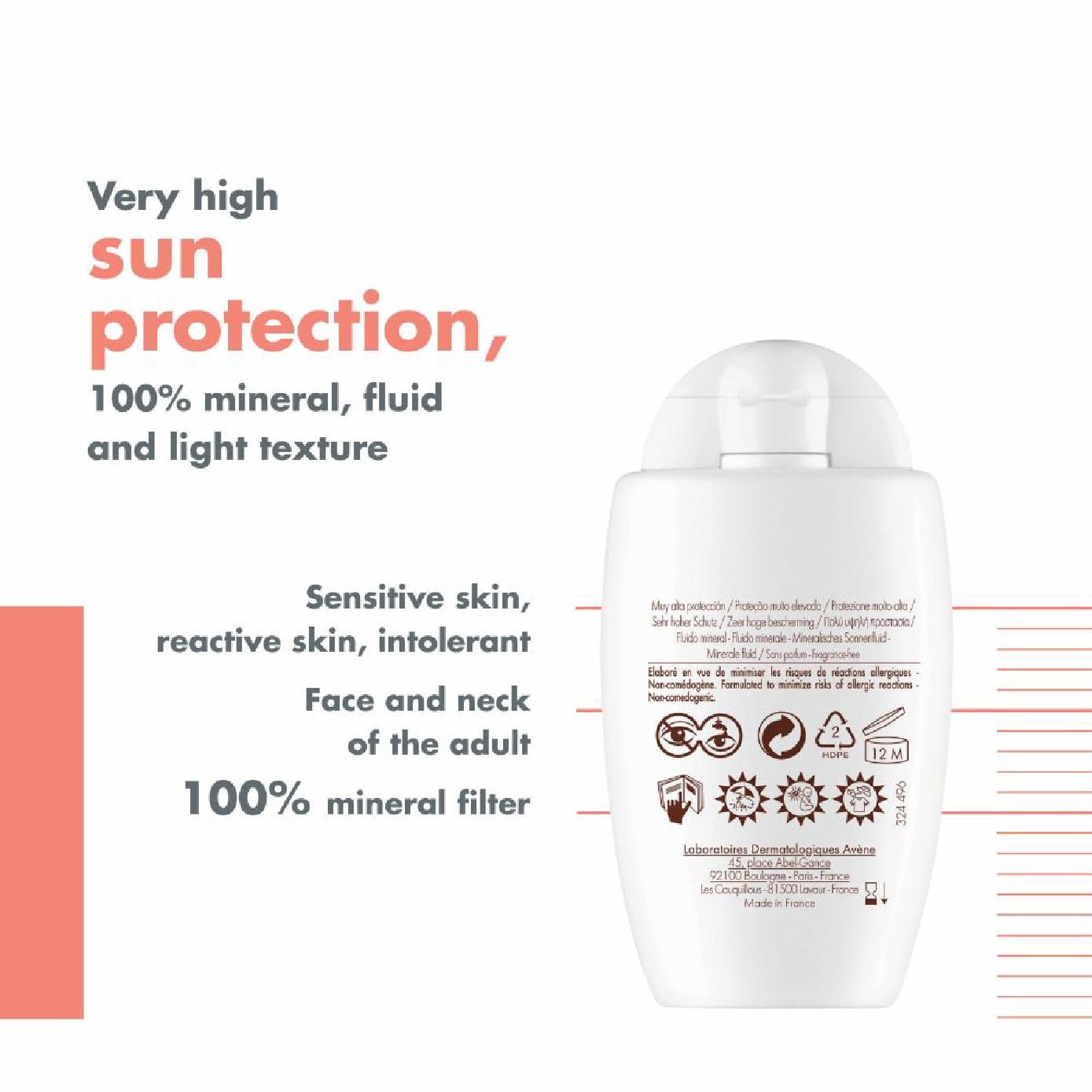 SPF 50+ Mineral Fluid Sunscreen 40ml