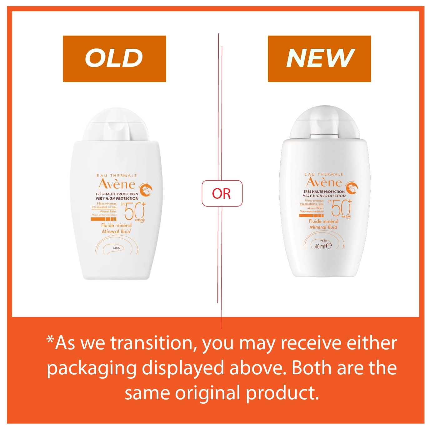 SPF 50+ Mineral Fluid Sunscreen 40ml image