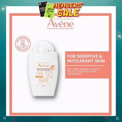 AVÈNE - SPF 50+ Mineral Fluid Sunscreen 40ml