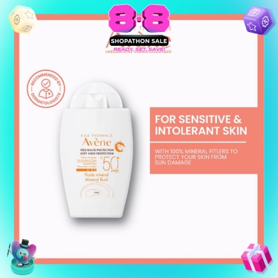 AVÈNE - SPF 50+ Mineral Fluid Sunscreen 40ml
