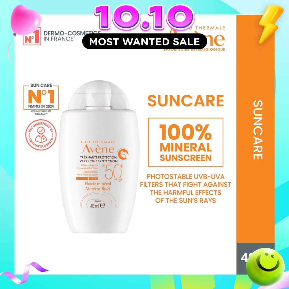SPF 50+ Mineral Fluid Sunscreen 40ml image