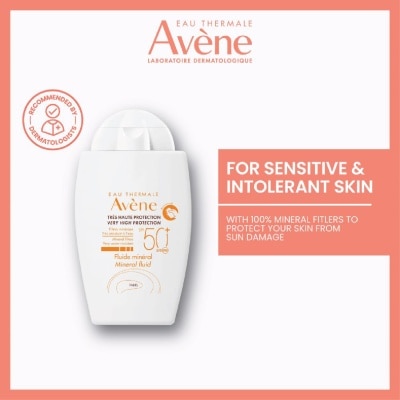 AVÈNE - SPF 50+ Mineral Fluid Sunscreen 40ml