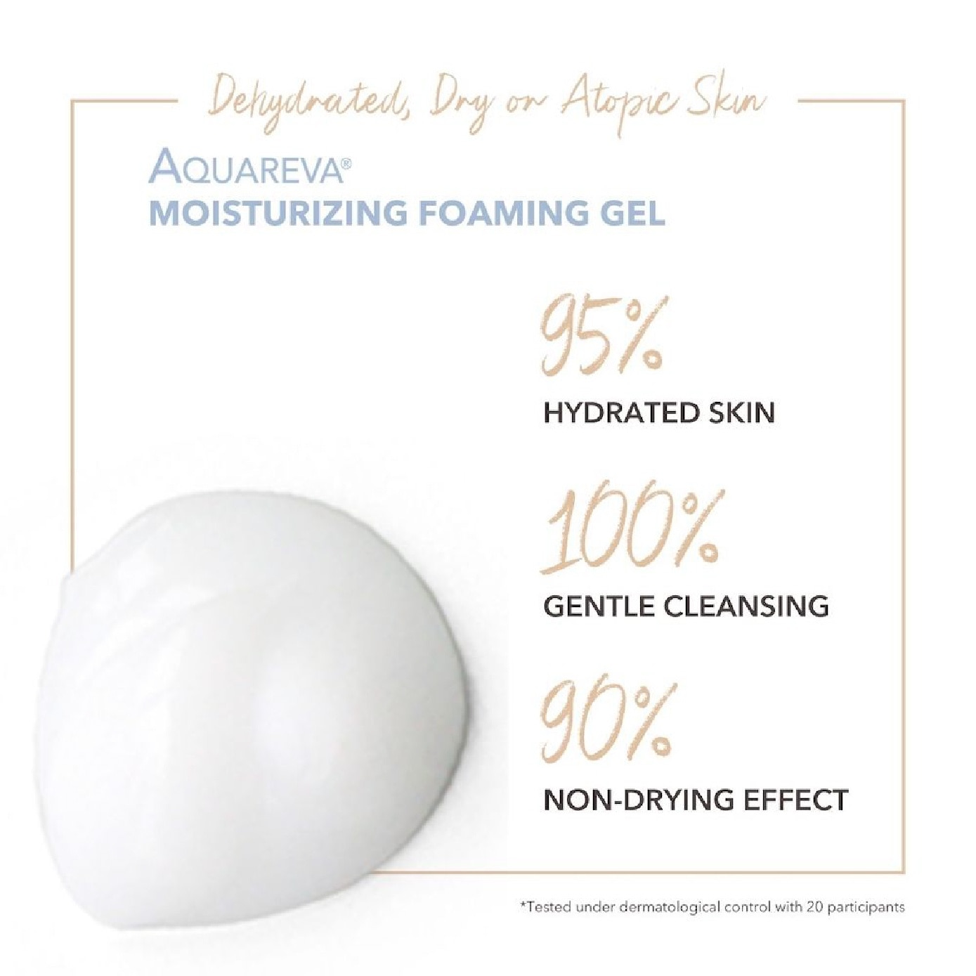 Aquareva Moisturizing Foaming Cleanser Gel 100ml