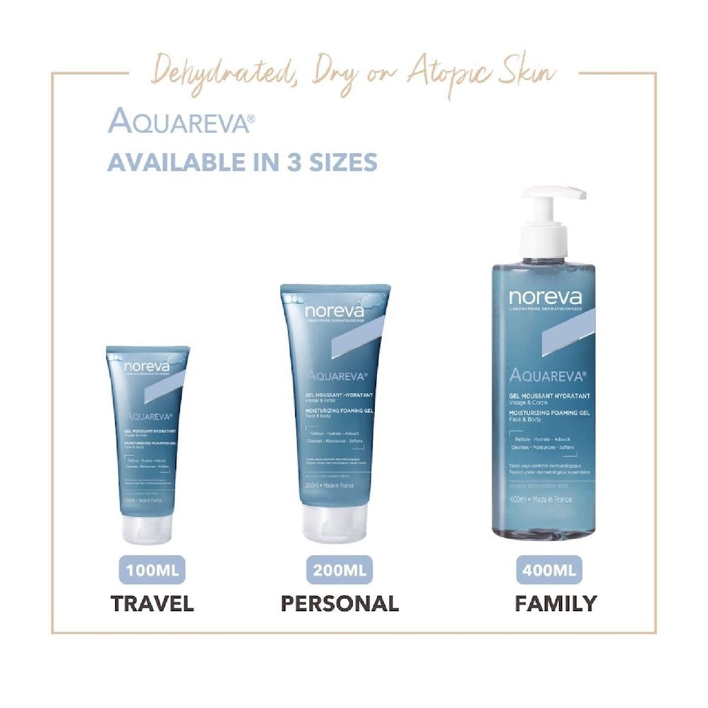 Aquareva Moisturizing Foaming Cleanser Gel 100ml