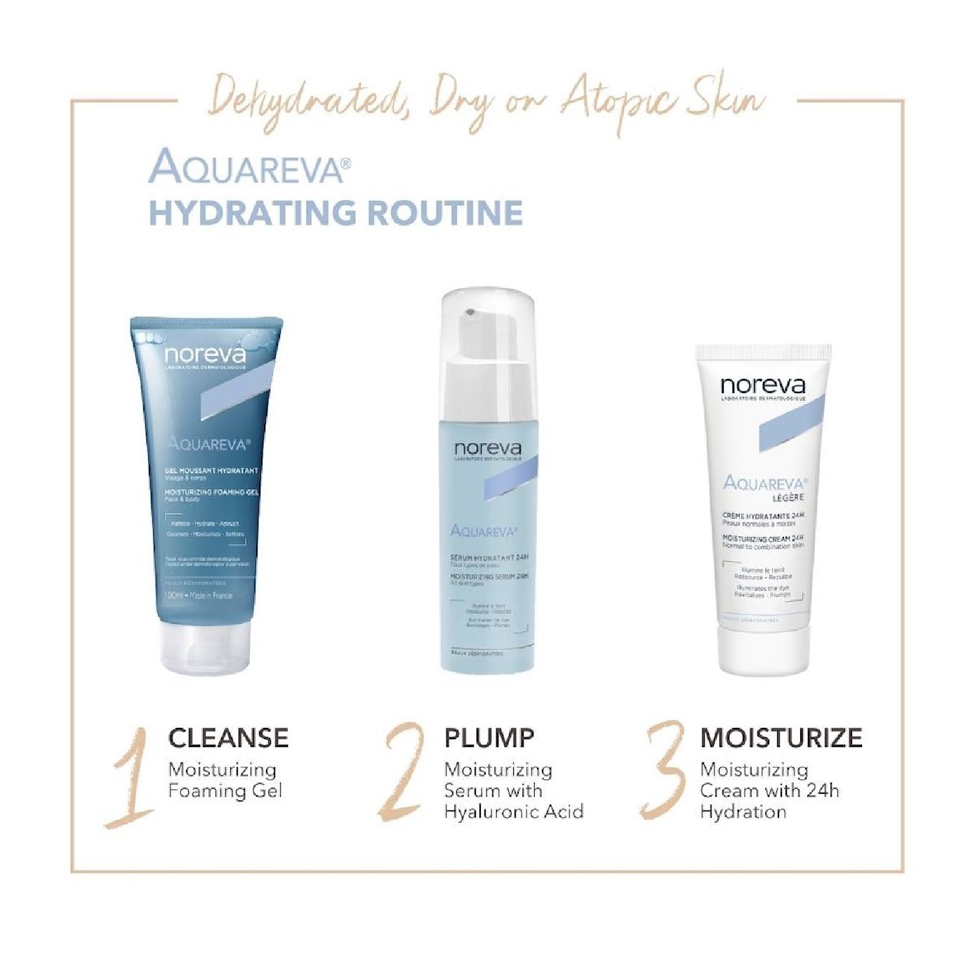 Aquareva Moisturizing Foaming Cleanser Gel 100ml