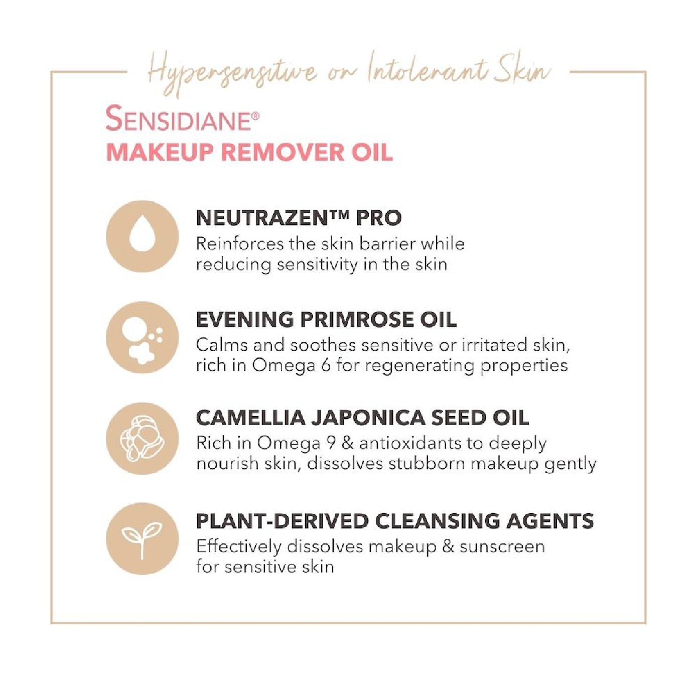 Sensidiane Soothing Make-Up Remover Oil 150ml