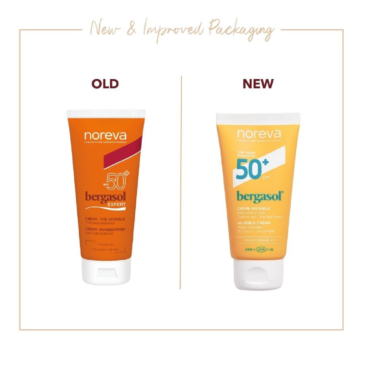 Bergasol Invisible Sunblock Cream SPF50+ 50ml image