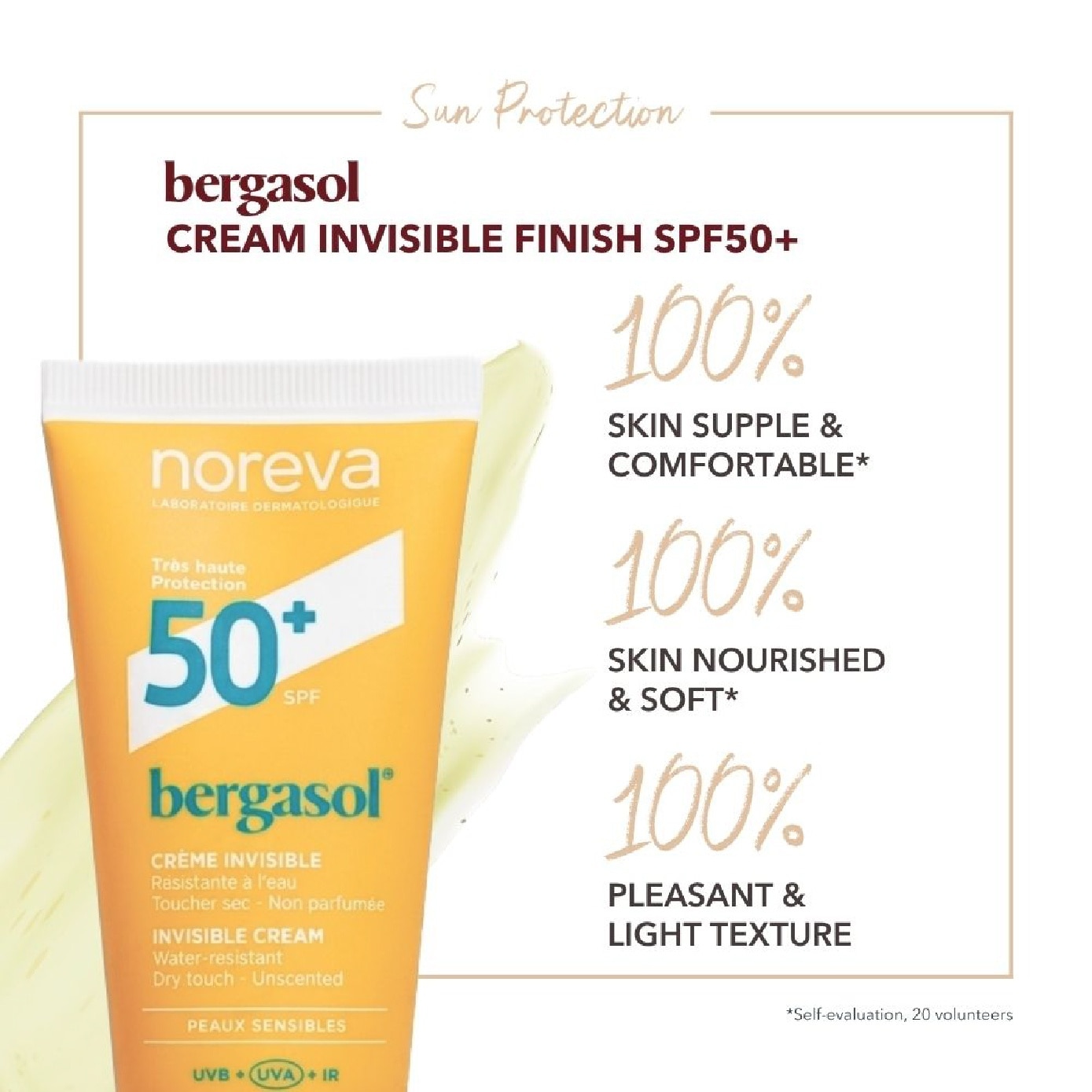Bergasol Invisible Sunblock Cream SPF50+ 50ml image