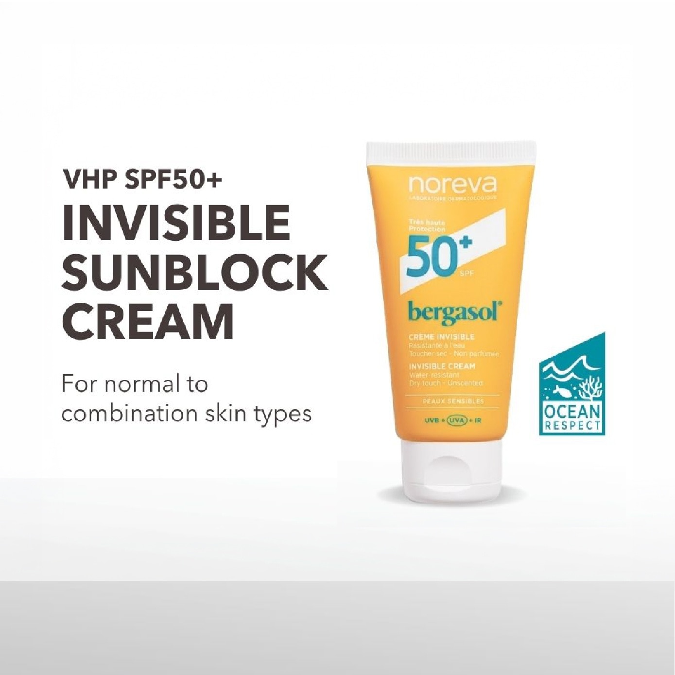Bergasol Invisible Sunblock Cream SPF50+ 50ml image