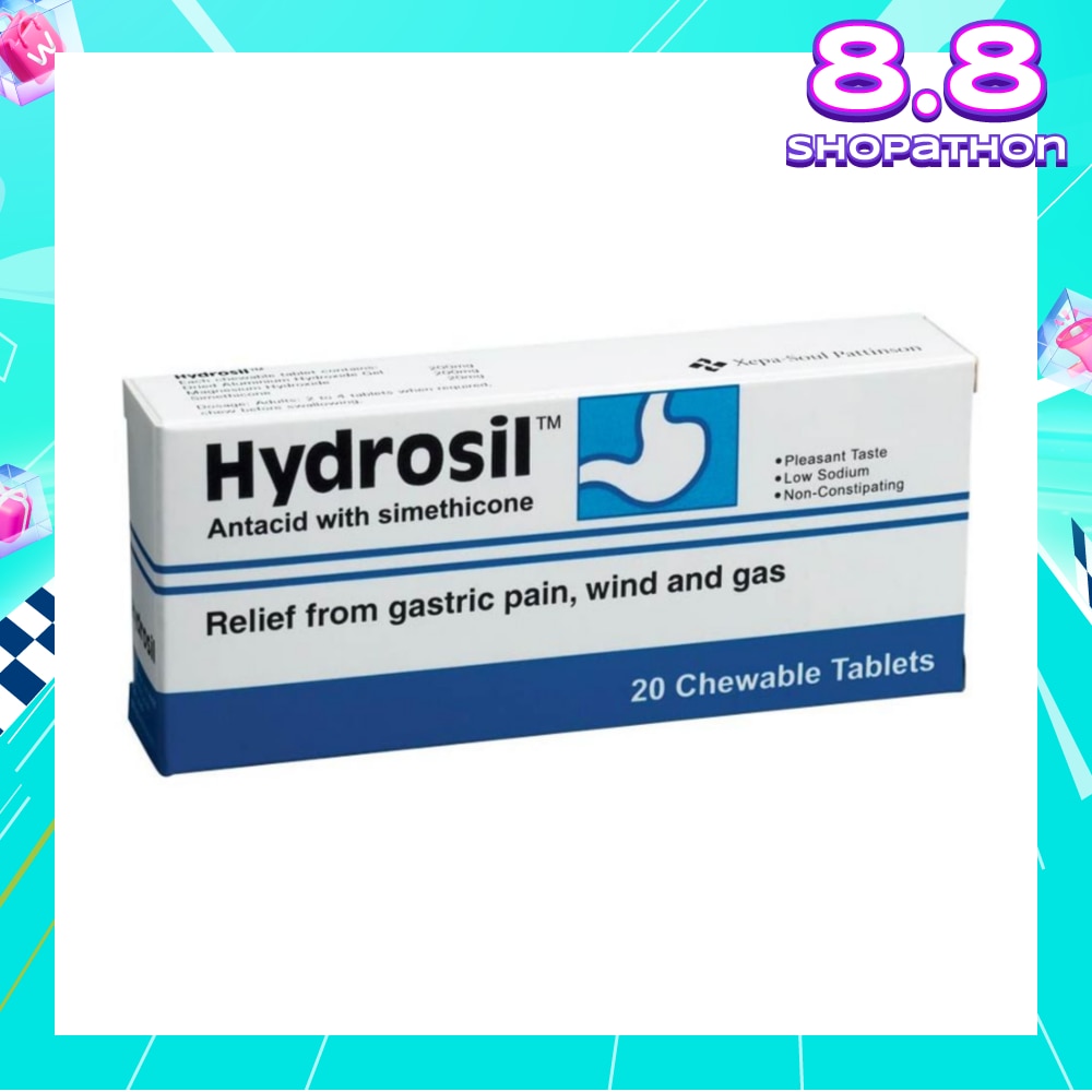 Antacid Chewable Tablet (Relief from Gastric Pain Wind and Gas) 20s