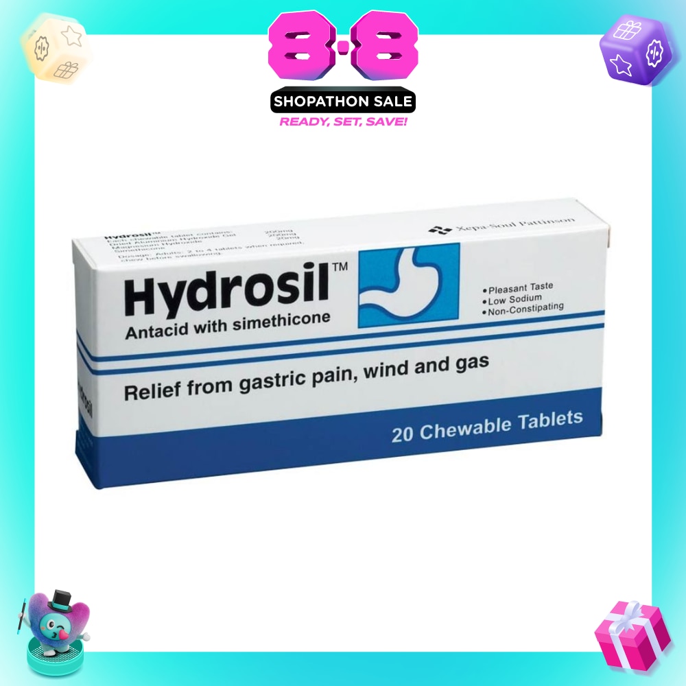 Antacid Chewable Tablet (Relief from Gastric Pain Wind and Gas) 20s