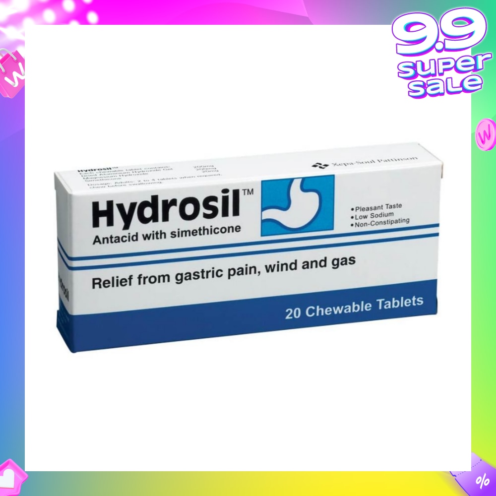 Antacid Chewable Tablet (Relief from Gastric Pain Wind and Gas) 20s