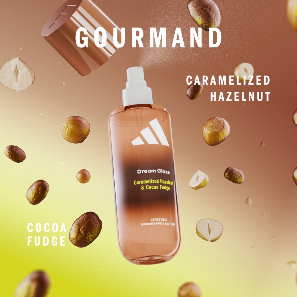 With notes of Caramelised Hazelnut & Cocoa Fudge, an ultra-gourmand scent that evokes immediate indulgence.