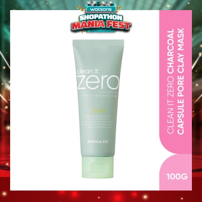 BANILA CO - Clean It Zero Charcoal Capsule Pore Clay Mask 100g