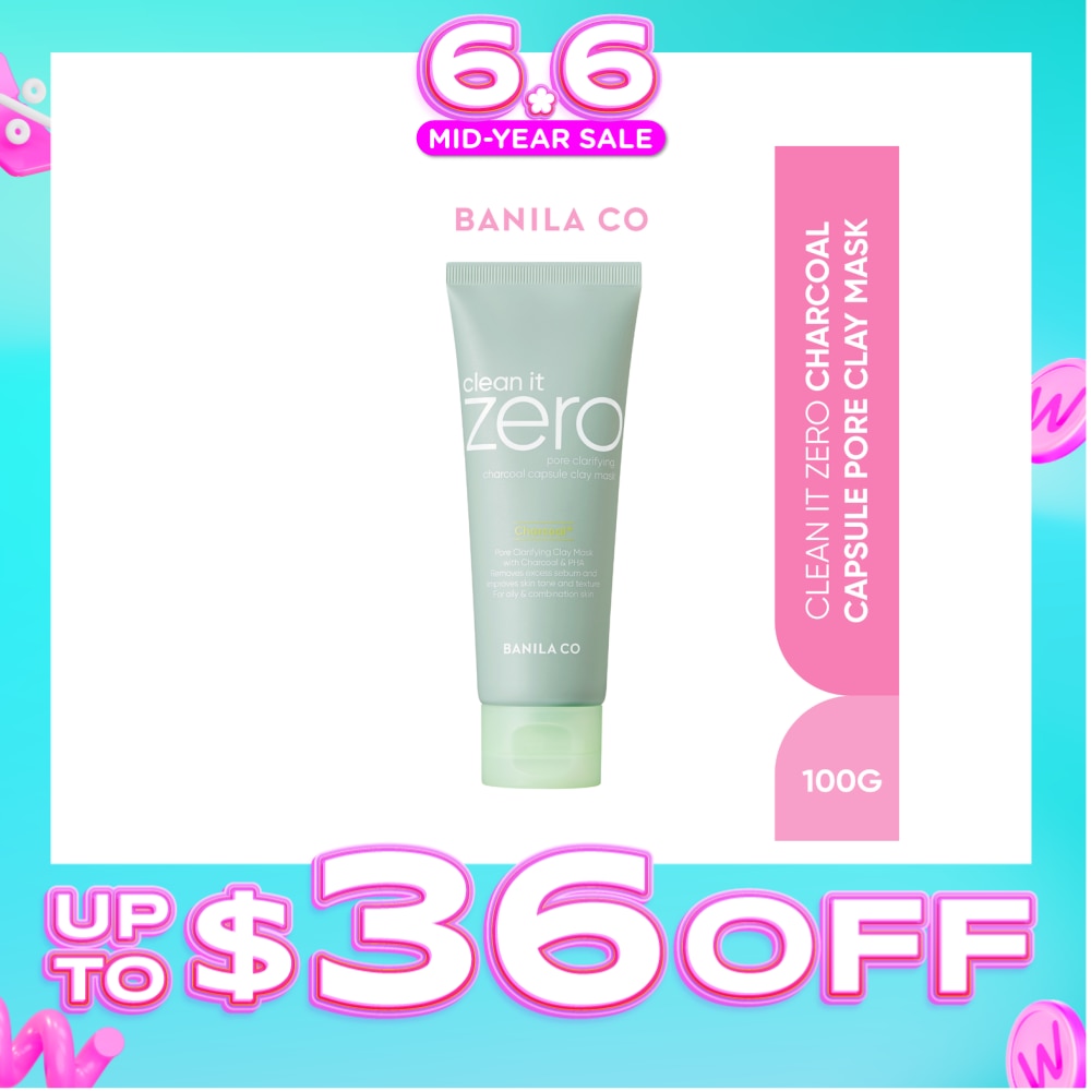Clean It Zero Charcoal Capsule Pore Clay Mask 100g