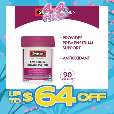 SWISSE - Ultiboost Evening Primrose Oil Capsules 90s