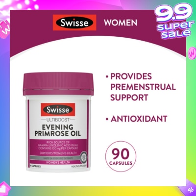 SWISSE Ultiboost Evening Primrose Oil Capsules 90s