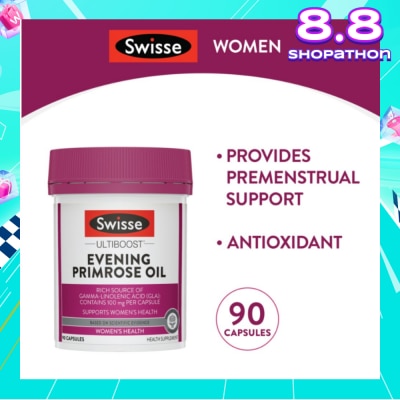 SWISSE Ultiboost Evening Primrose Oil Capsules 90s