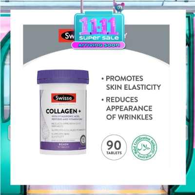 SWISSE Beauty Collagen + Hyaluronic Acid Tablet (Reduce Wrinkles + Support Skin Elasticity) 90s image