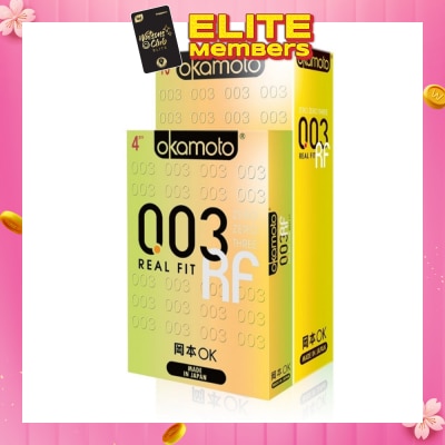 OKAMOTO® 003 Realfit Condoms 10 Pieces + 4 Pieces Bundle Pack