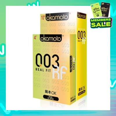 OKAMOTO® 003 Realfit Condoms 10 Pieces + 4 Pieces Bundle Pack